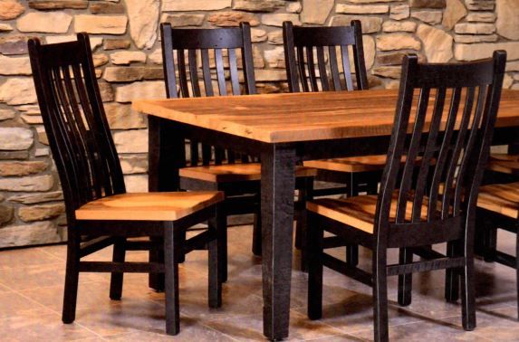 Dining table   chairs