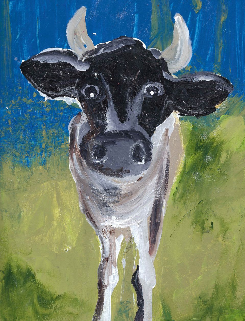  mo cow  9x12 by jelani s