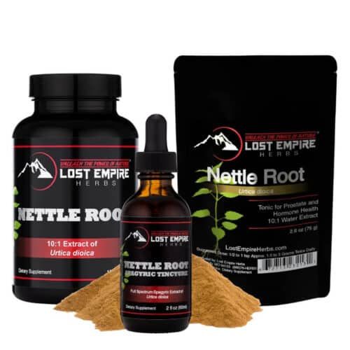 Nettle root tincture capsules powder lost empire herbs 2 2 500x500