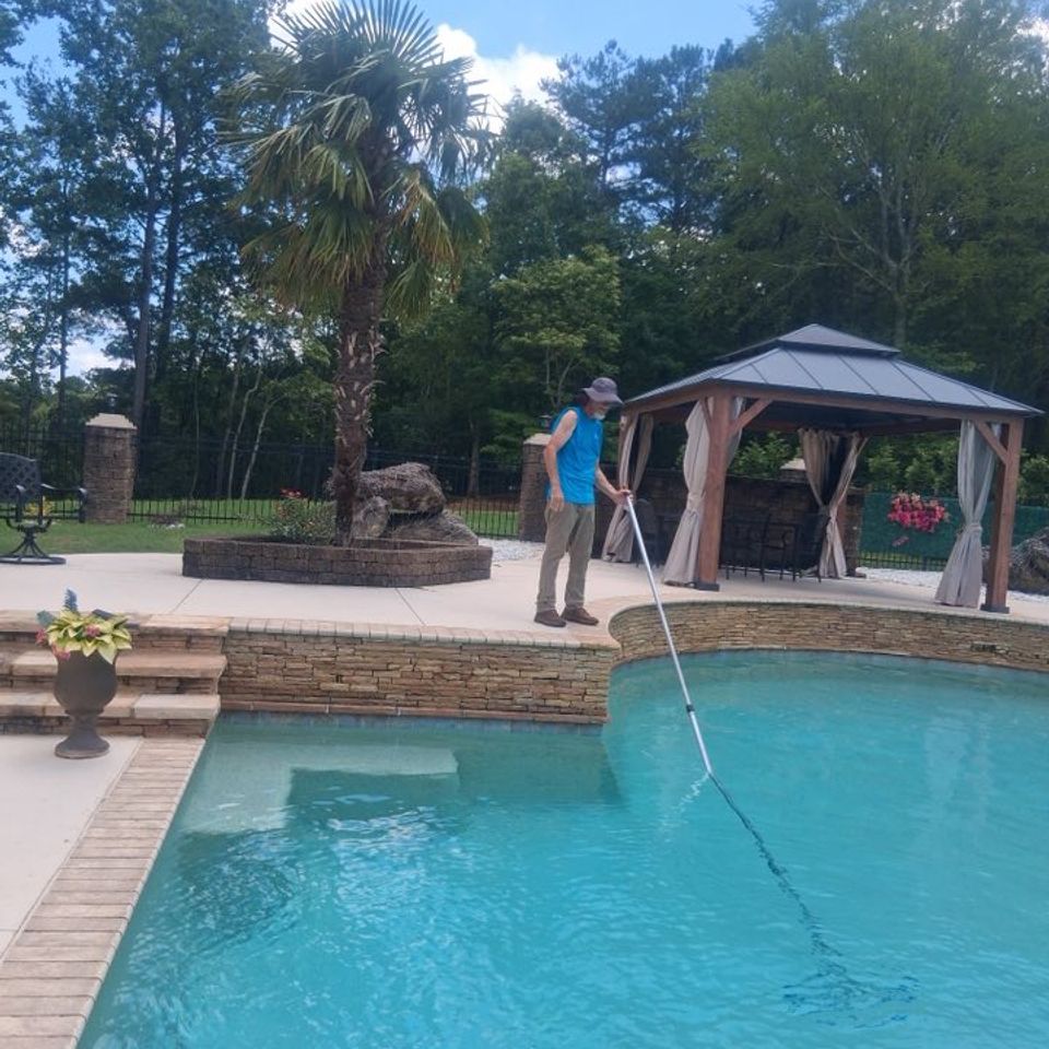 Pool daddy   edwin skimming