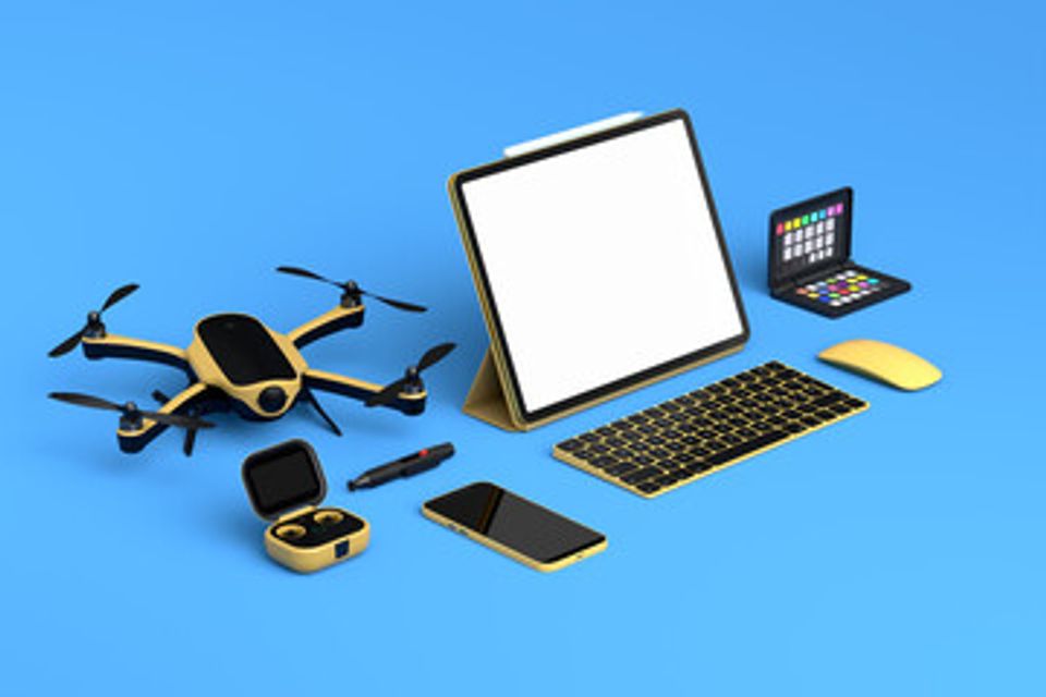 Desktop with drones