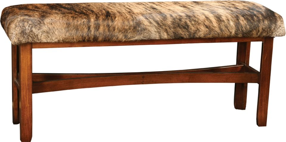Nc sonora bench with hair on hide