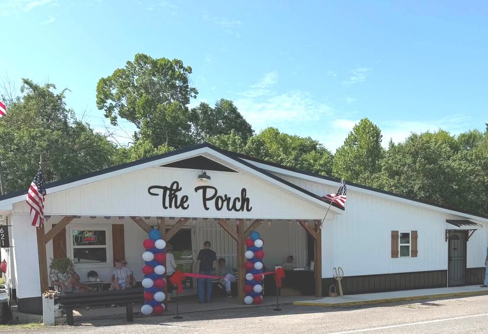 The porch front