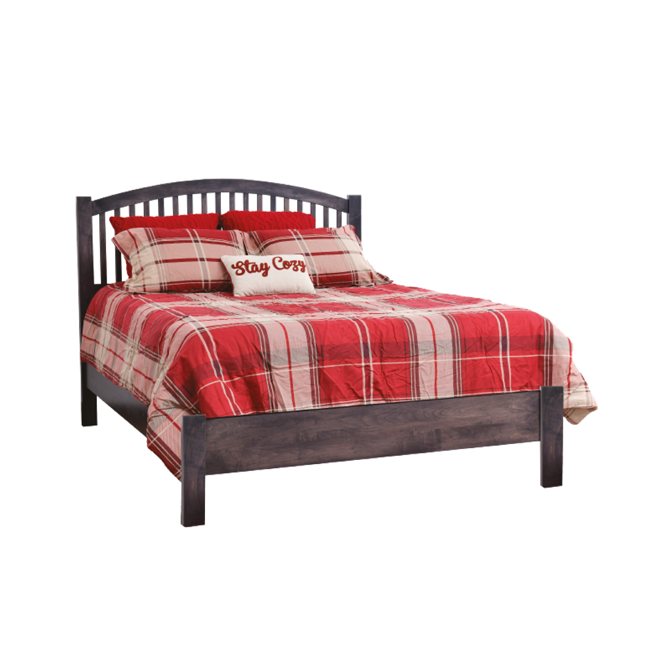 Trf 4400 arch slat bed  with footboard
