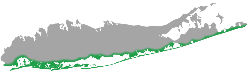 Long island map vector south