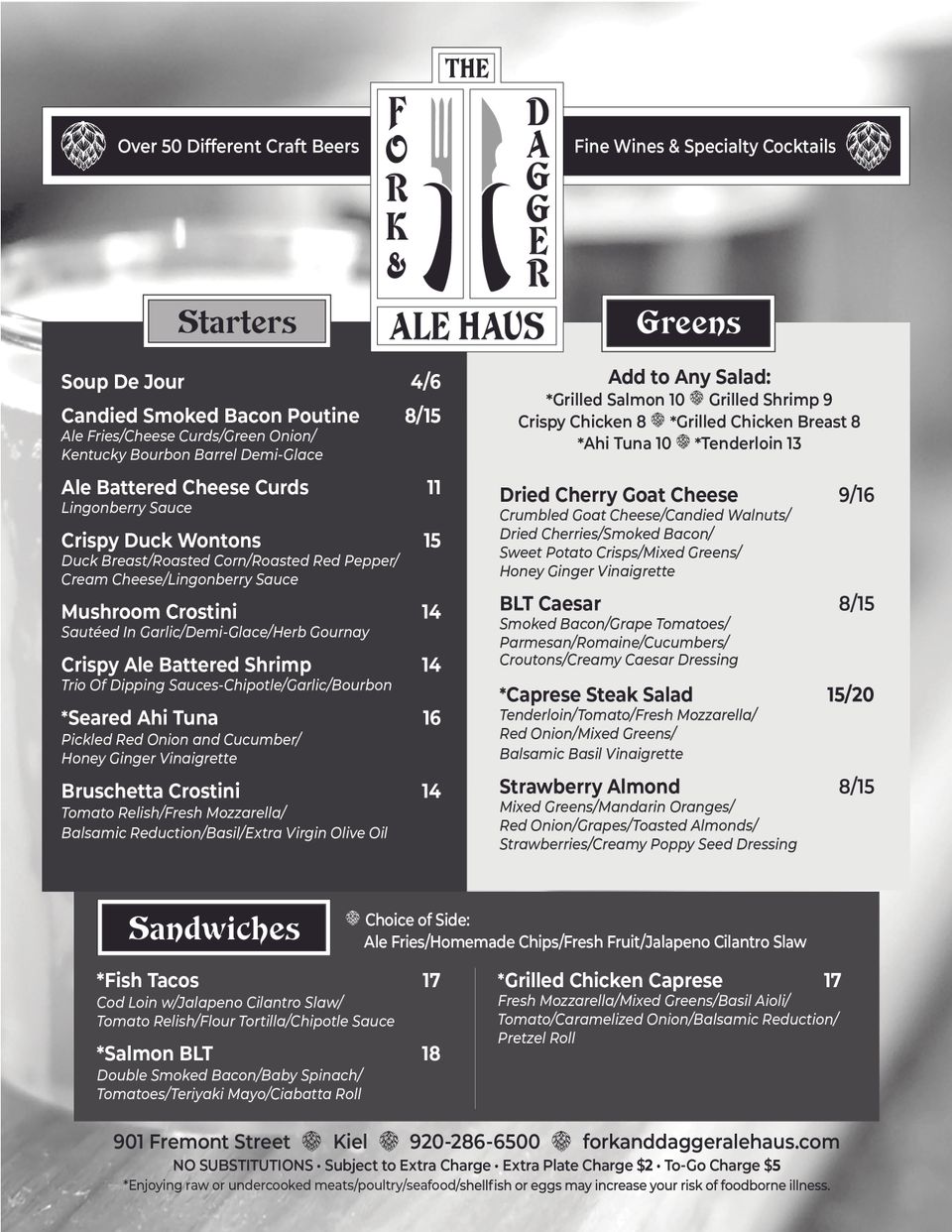 June 2024 fork dagger menu page 1 01