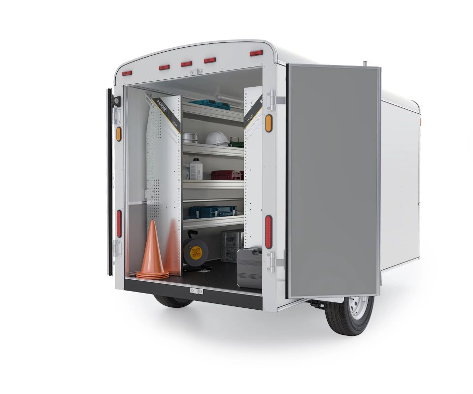 Cargo trailer aluminum van shelving n5 ra96 60 view 2
