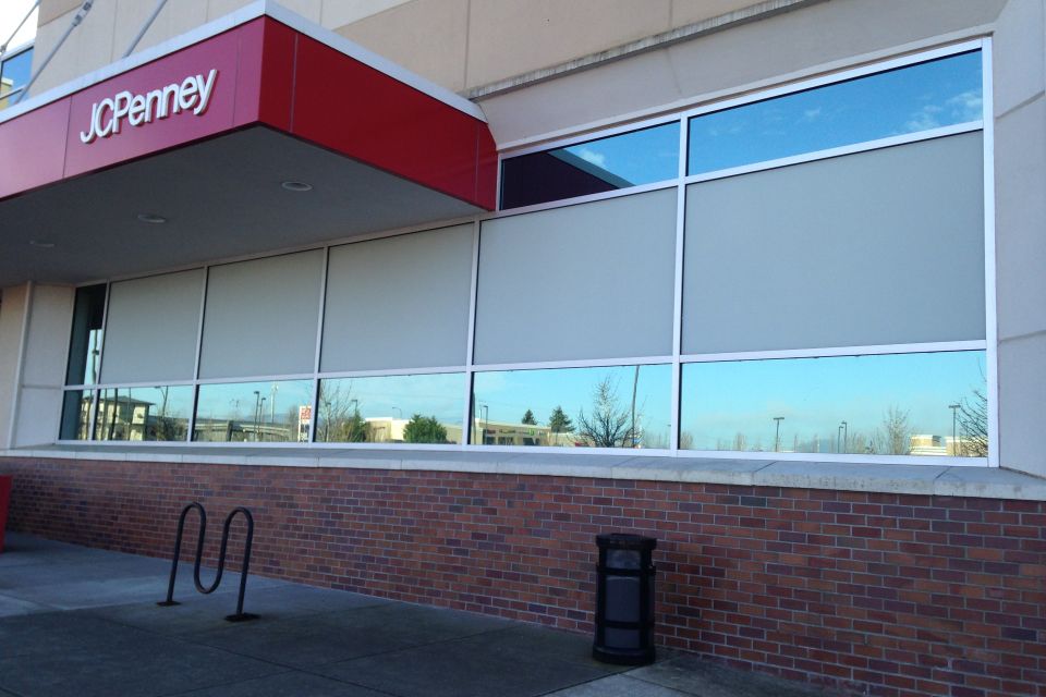 Commercial tinted window