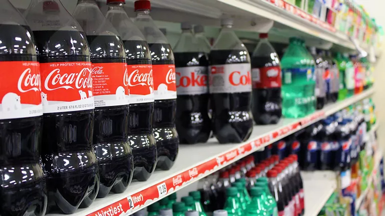 Picture of pop aisle