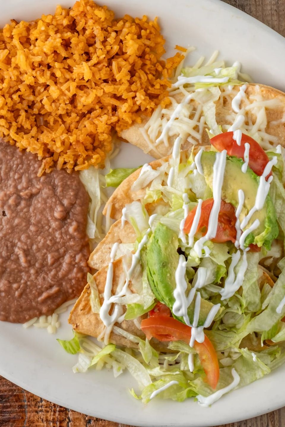 Crispy taco meal