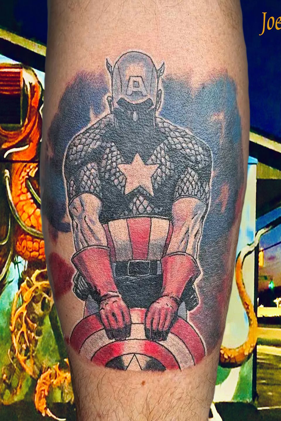 Joey captain america