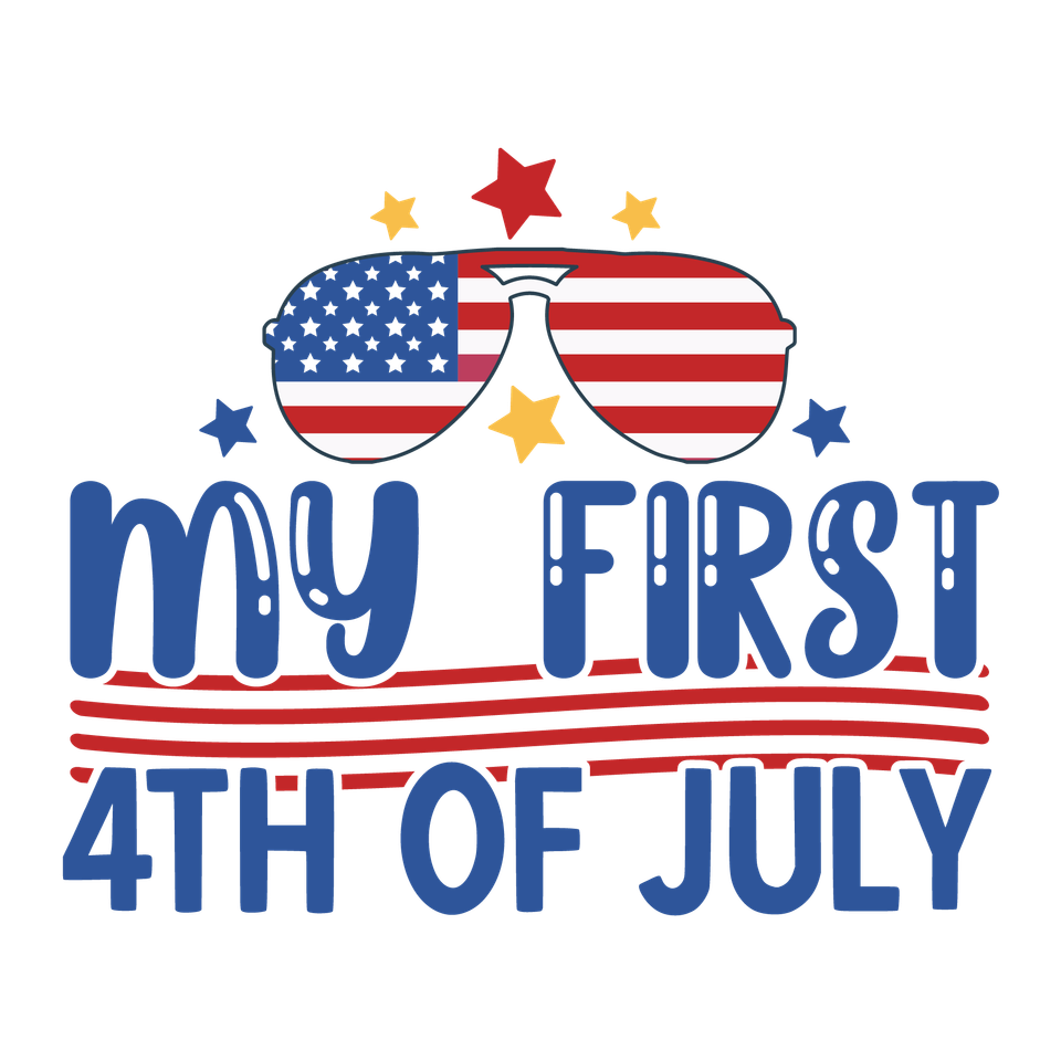 Patriotic   my first 4th of july