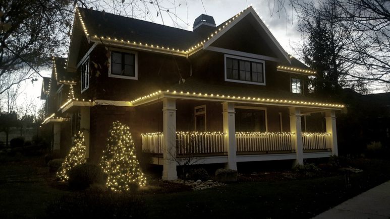 Christmas light installation in north end boise id