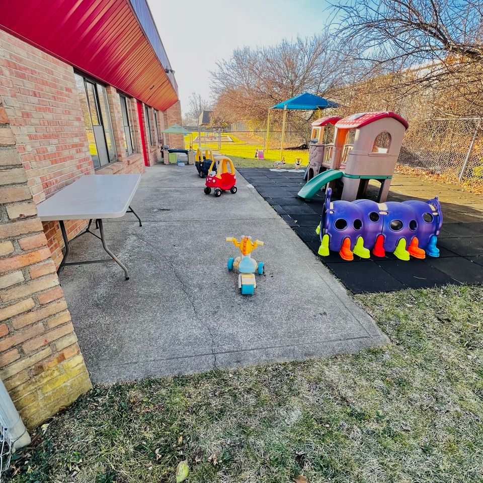 Starzone daycare and learning center outside play area back