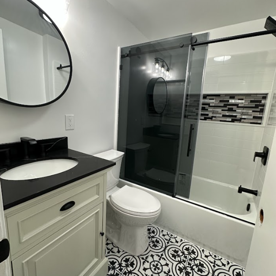 Home bath black