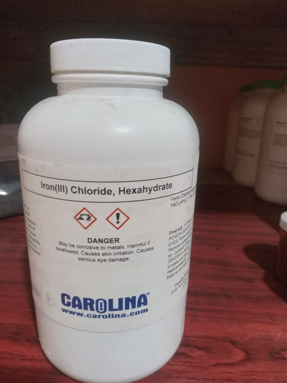Iron iii chloride hexahydrate