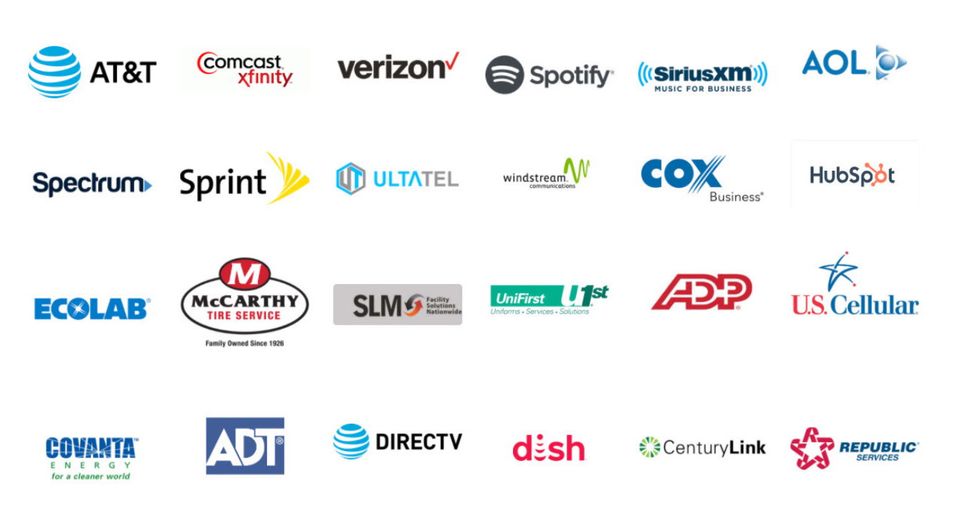 Company savings logos
