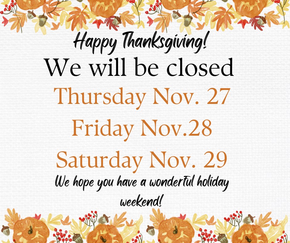 Orange and white closed on thanksgiving facebook post (1)