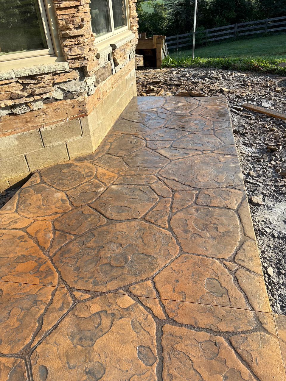 Stamped concrete ohio fahner