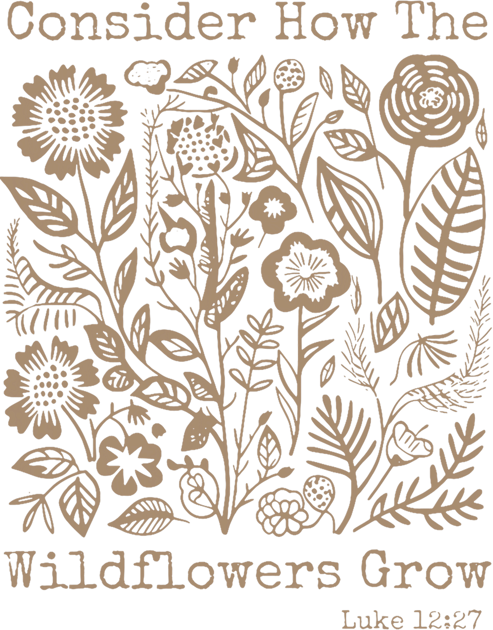 Faith   consider how the wildflowers grow