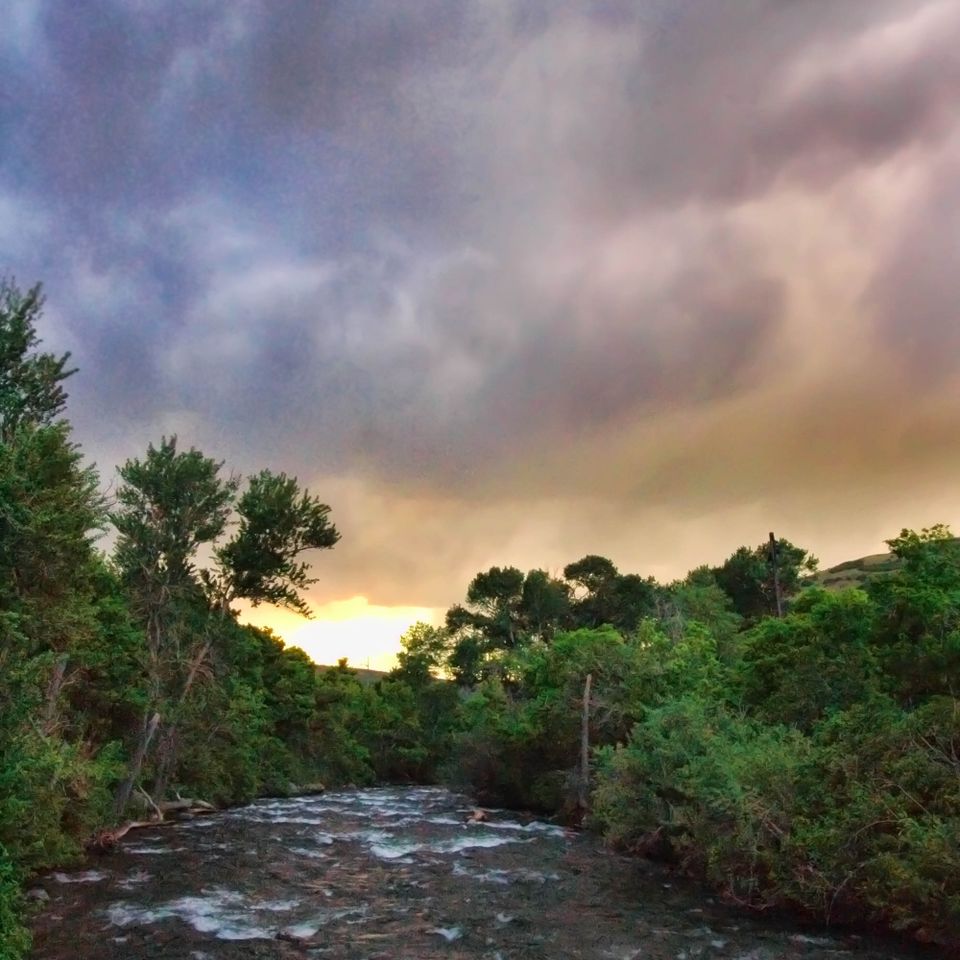 Provo canyon sunset
