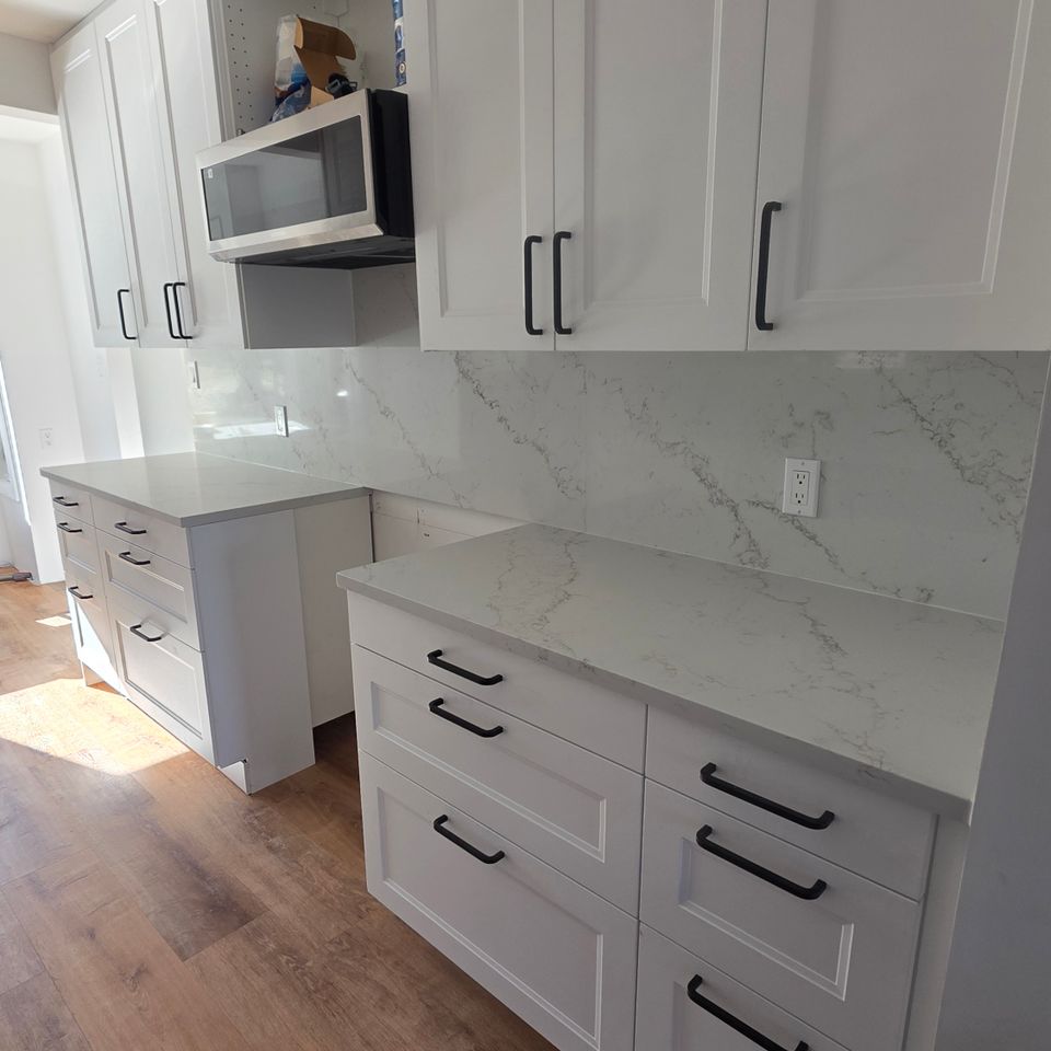 Another angle of the countertops in the kitchen