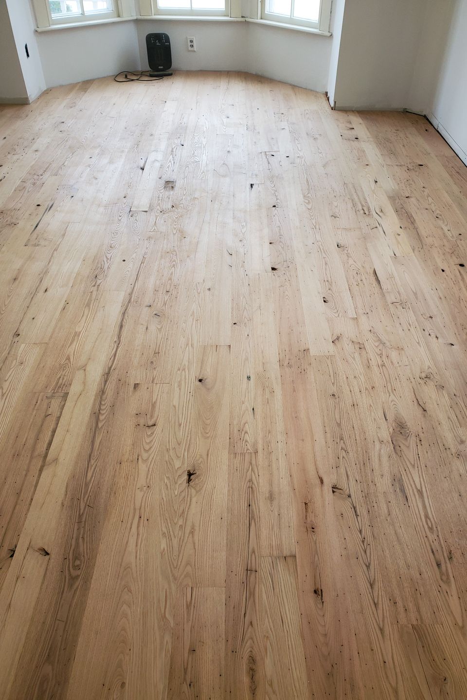 Sun glaring into a room with new hardwood flooring, done by Siti Floors of Northeast Ohio
