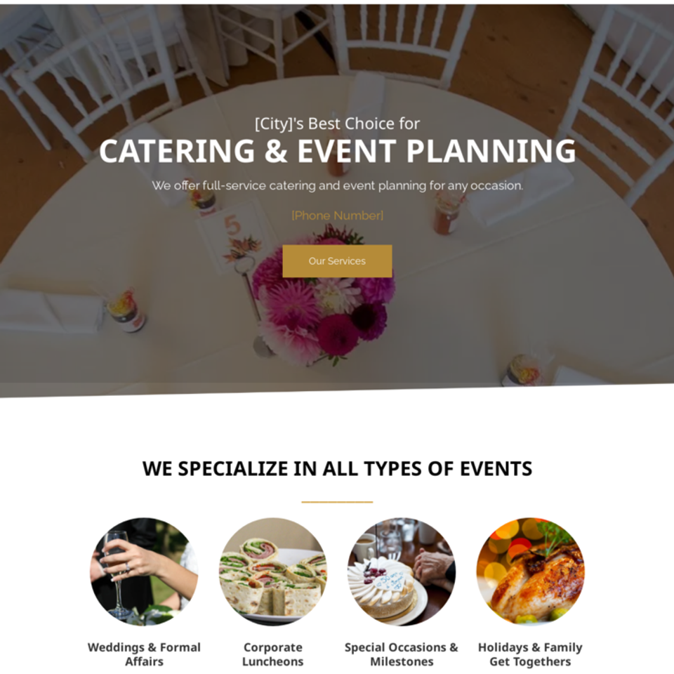 Catering and events