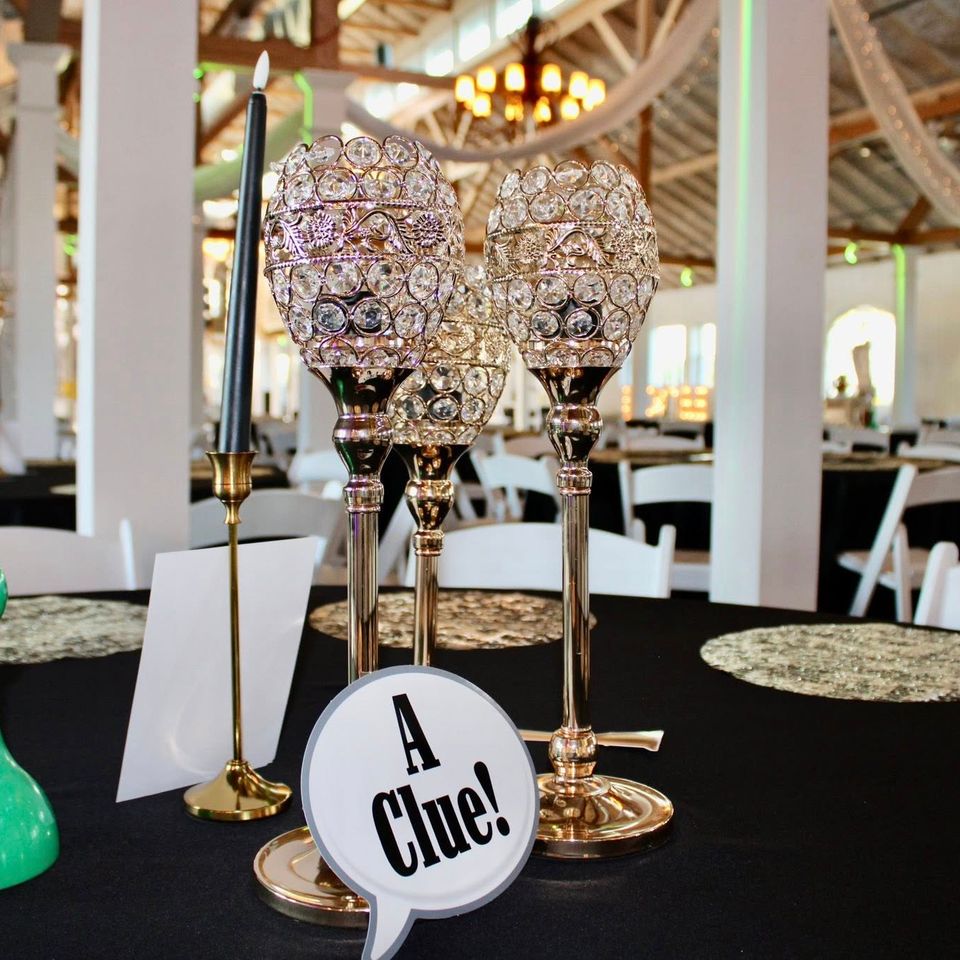 Palace of riverbend   clue themed centerpiece