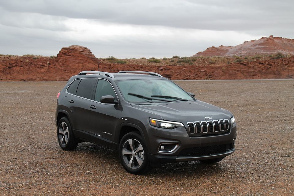 Image of a grey Jeep SUV.