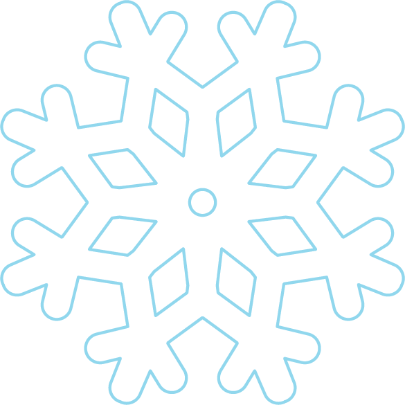 Seasons   winter winter snowflakes 09 blue