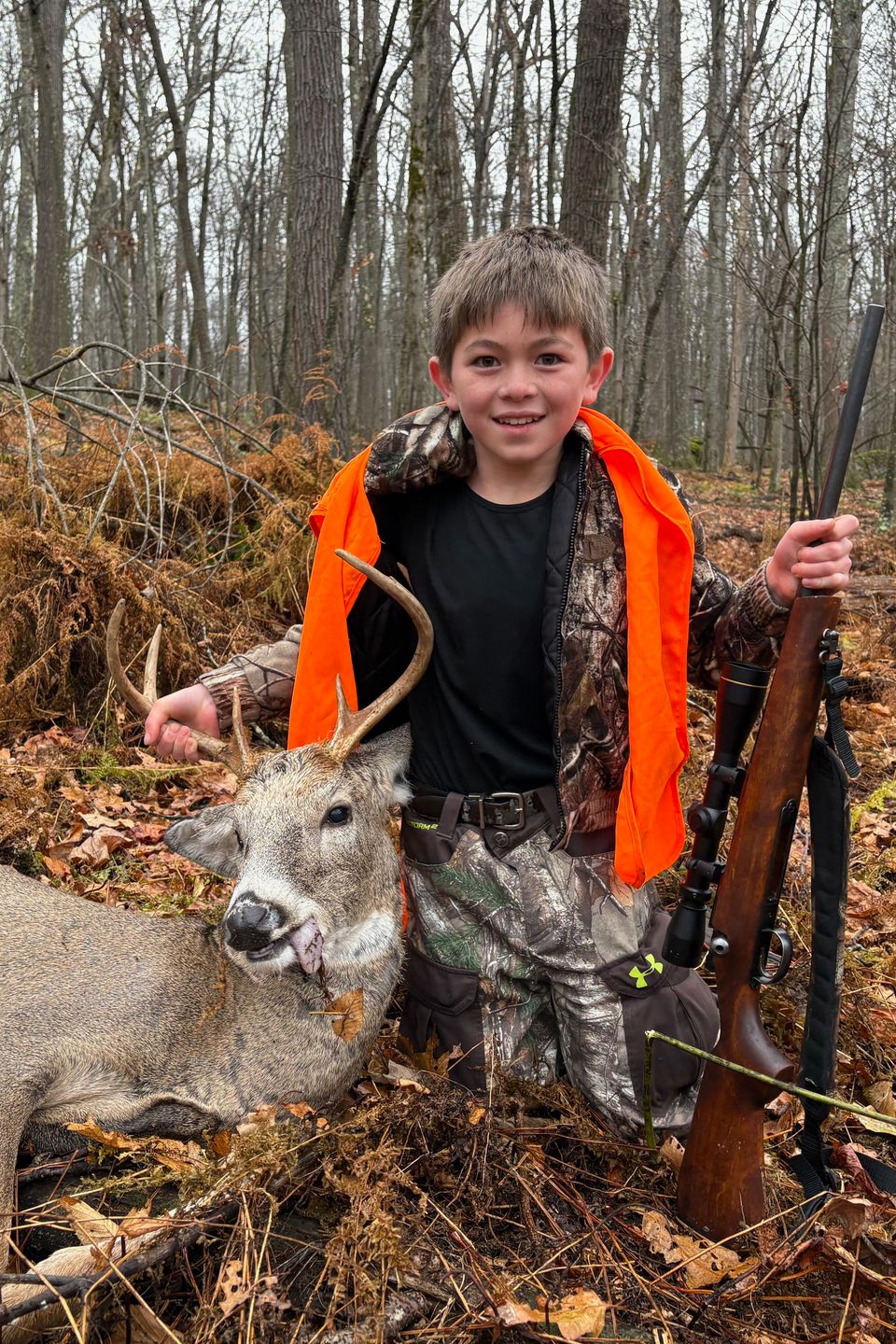 Eli Martenson shot a 6-pointer in Western Maryland.