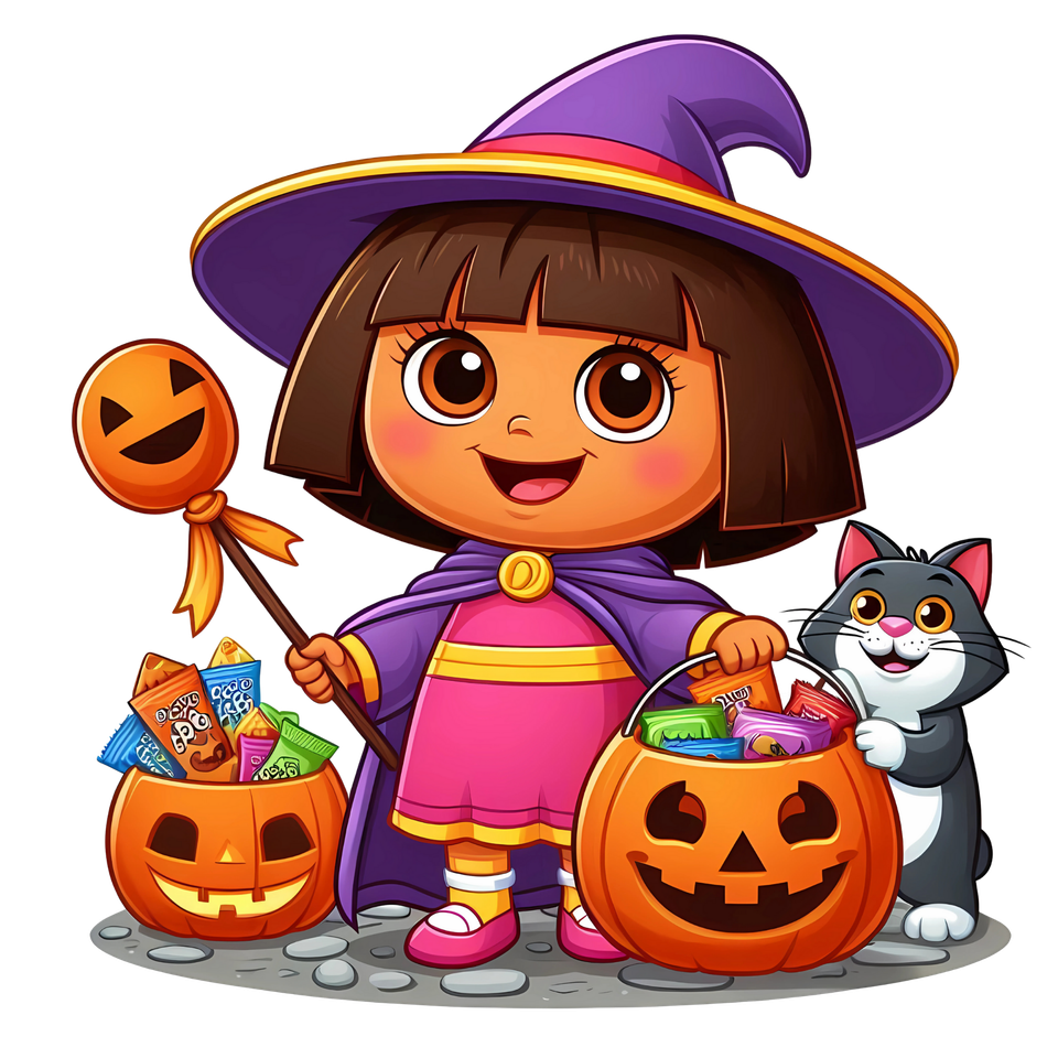 Seasons   halloween dora the explorer trick or treat