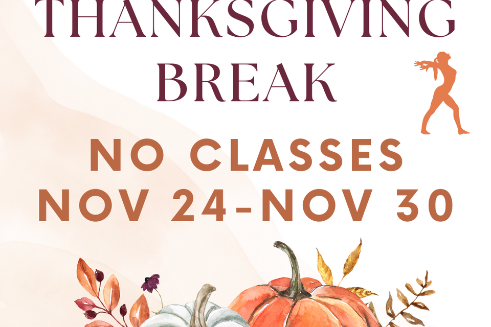 Thanksgiving break 2024