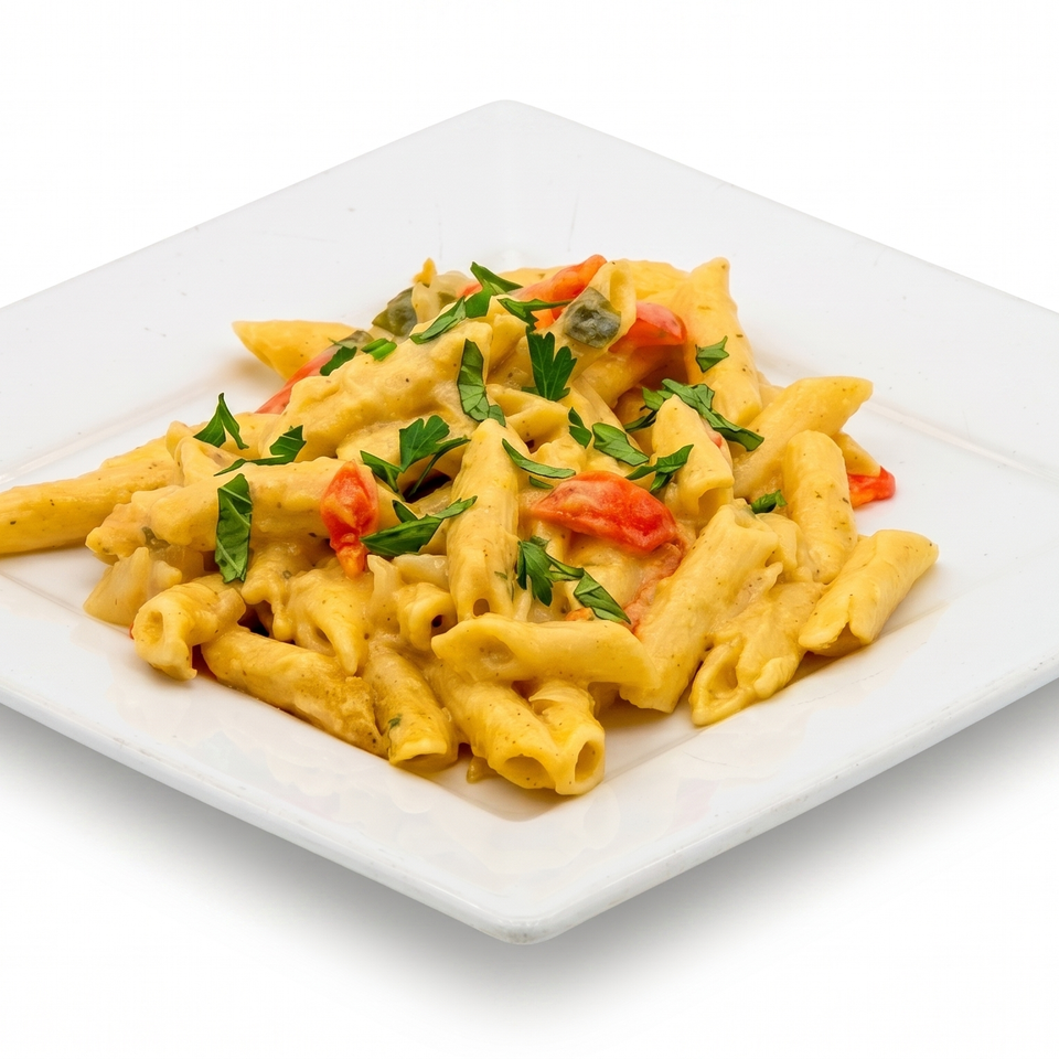 Jamaican style cuisine rasta pasta (2)
