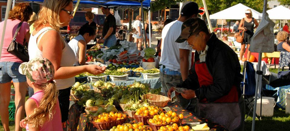 El farmers market