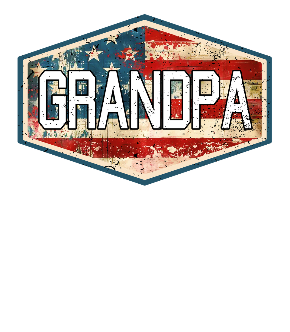 Patriotic   flag grandpa