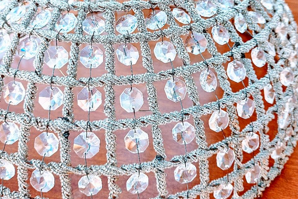 Chandelier above