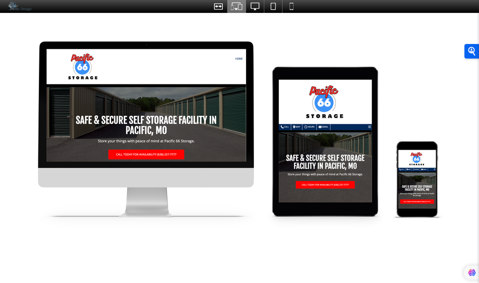 Pacific 66 storage website