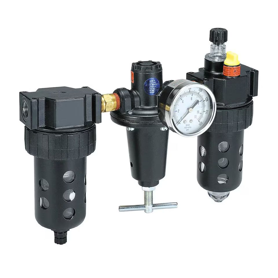 Compressed air filter regulator lubricator frl combinations 1000x1000