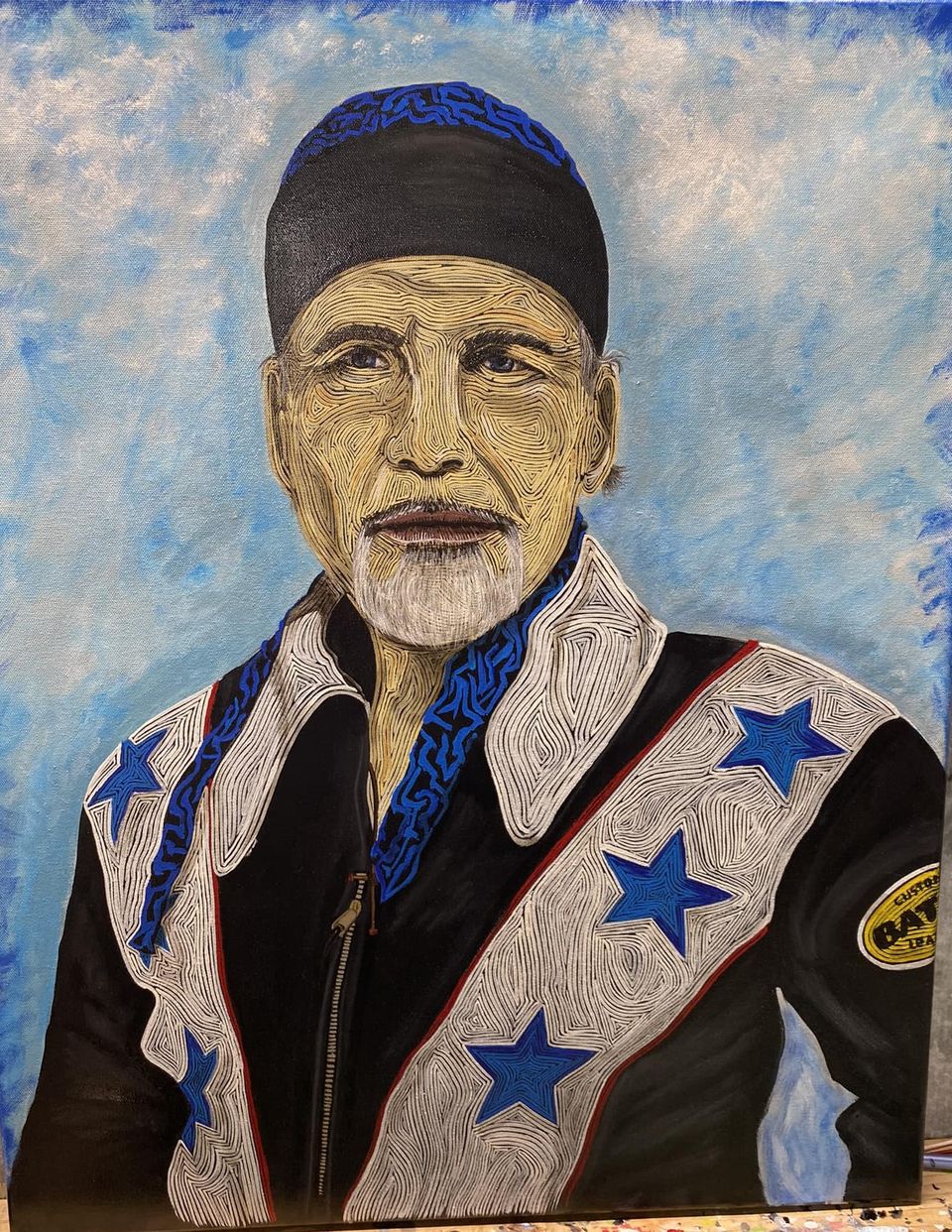 Hand-painted portrait art collection by Skeeter's Grafix.
