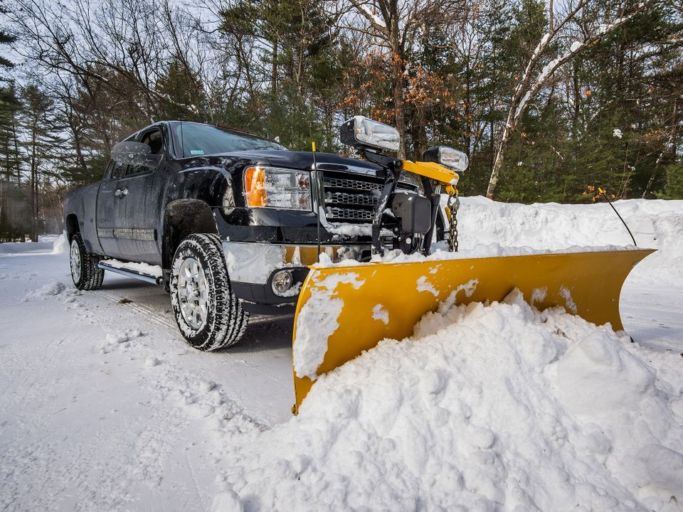 Snow about