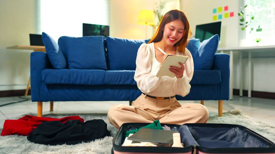 Travel checklist saving time and money