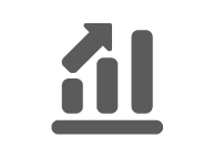 bar graph showing upward trend