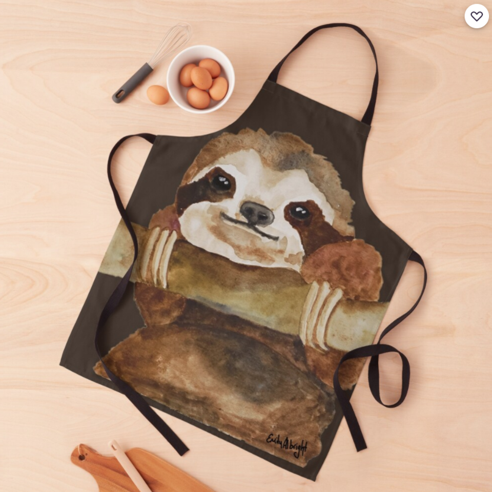 Baby sloth apron