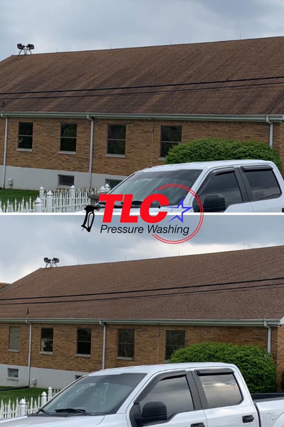 Professional awning and entryway cleaning for a clean business first impression."