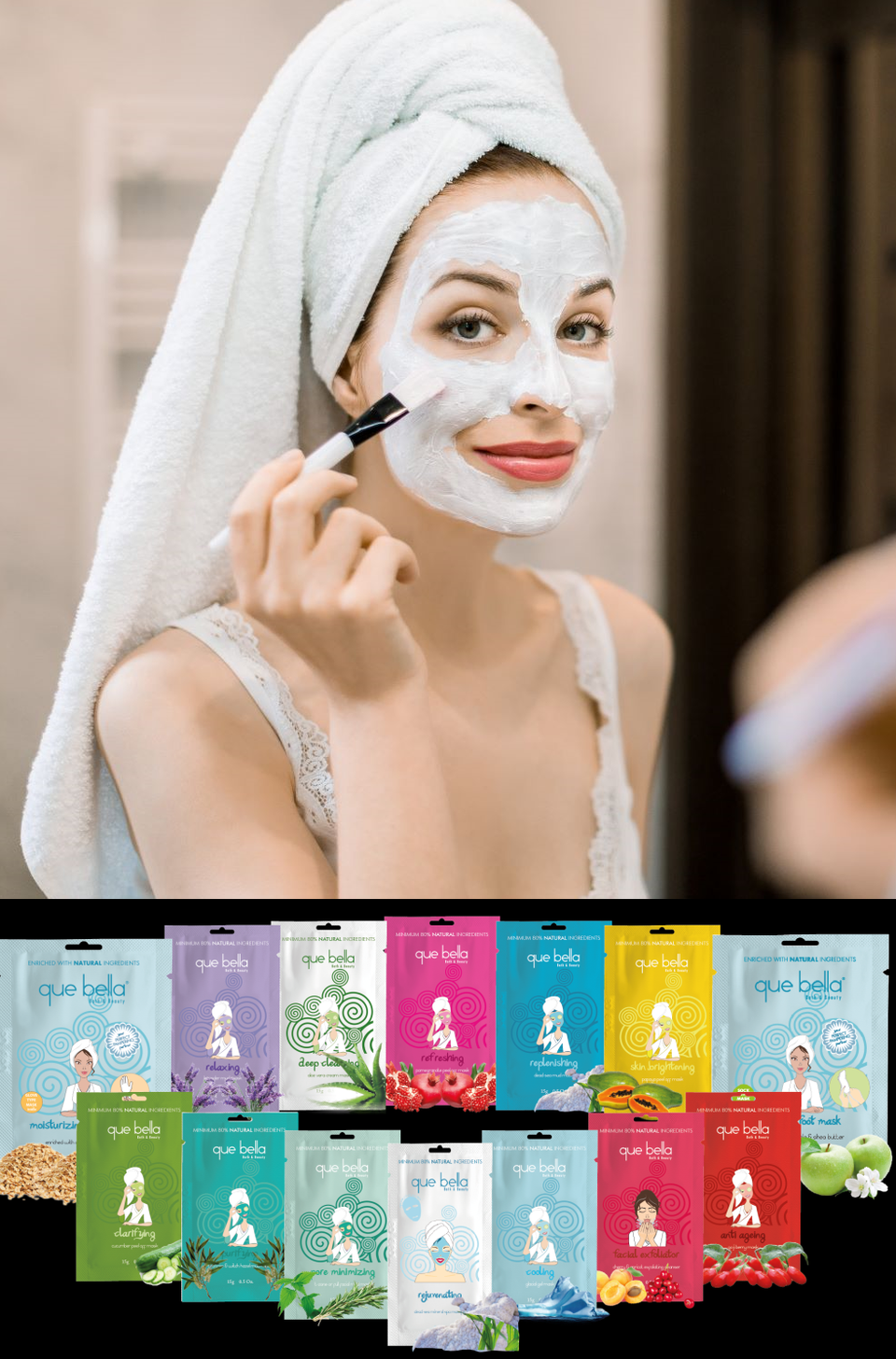 Applying Mud Mask