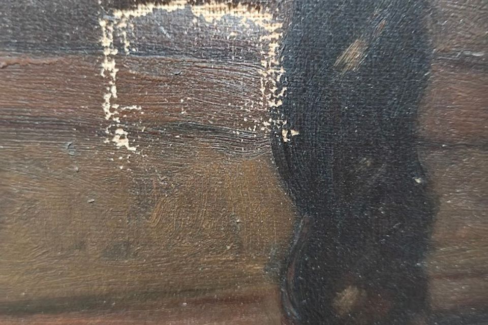 Painting damage area