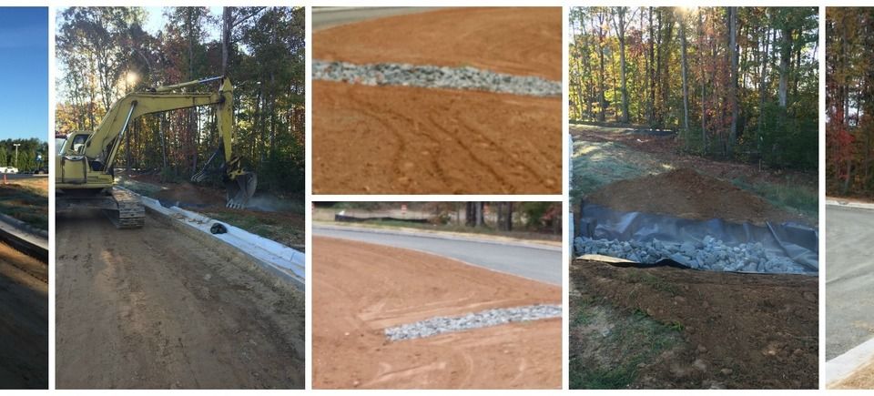 Lot Grading • Storm Water Pond Maintenance • Construction • Excavation • Land Clearing • Earth Moving Company • Hauling Contractor • Backfill • Tank Removal • Driveway Construction