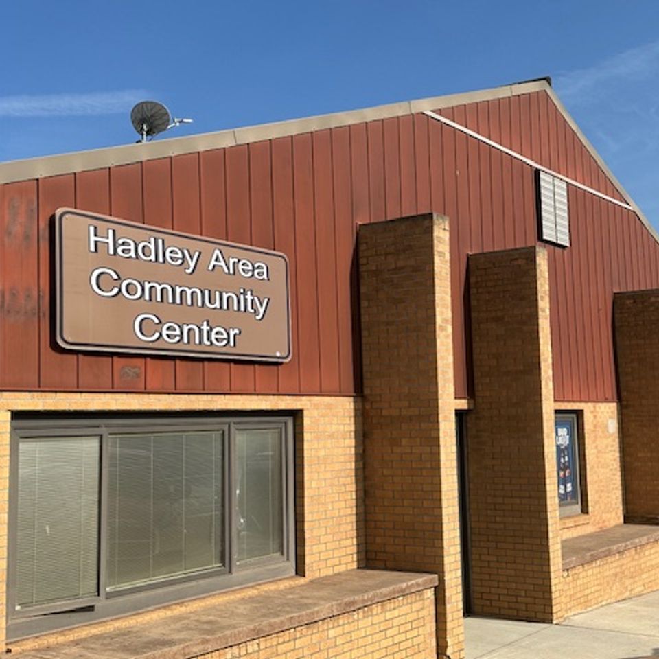 Hadley community center updated signage